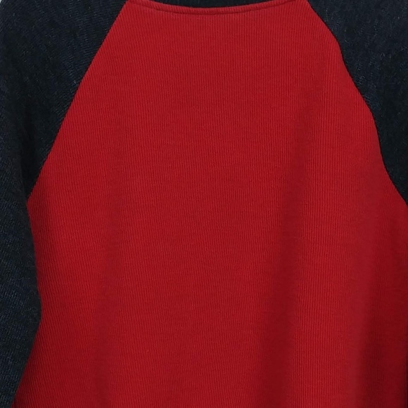 Red and Gray long sleeve tee - Picture 5 of 7